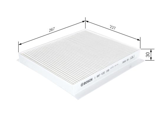 Interieurfilter Bosch 1 987 432 158