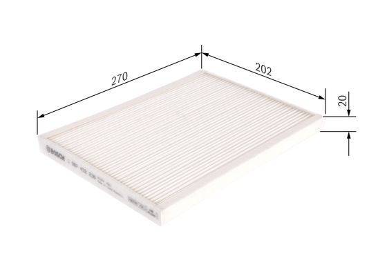 Interieurfilter Bosch 1 987 432 236