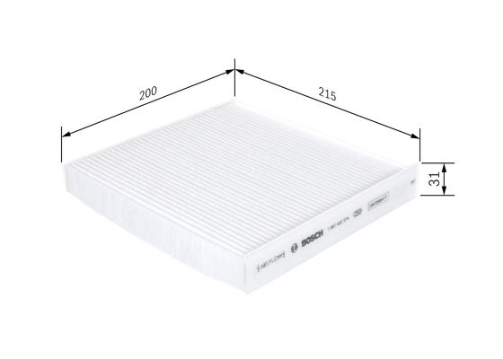 Interieurfilter Bosch 1 987 432 274