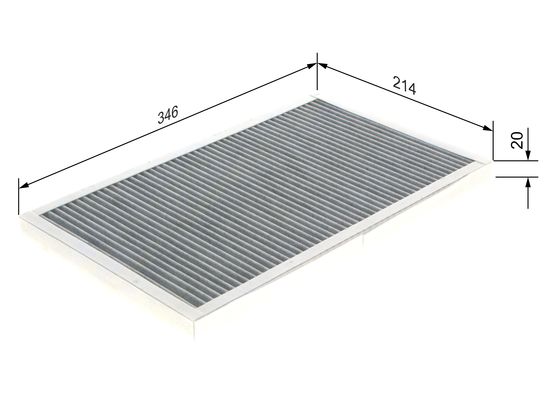 Interieurfilter Bosch 1 987 432 333