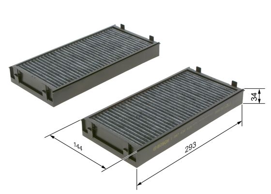Interieurfilter Bosch 1 987 432 419