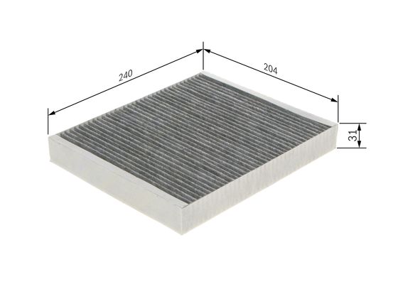 Interieurfilter Bosch 1 987 435 575