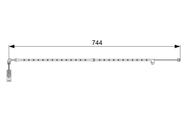 Slijtage indicator Bosch 1 987 473 021