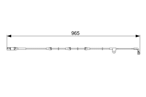 Slijtage indicator Bosch 1 987 473 027