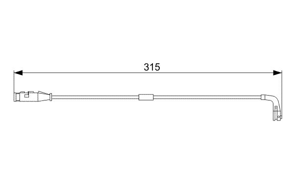 Slijtage indicator Bosch 1 987 473 039