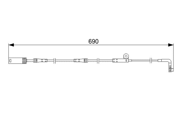 Slijtage indicator Bosch 1 987 473 046