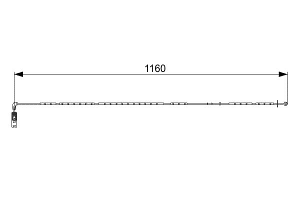 Slijtage indicator Bosch 1 987 473 048