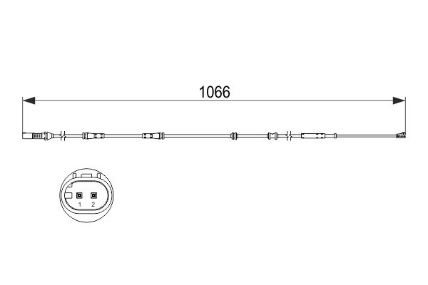 Slijtage indicator Bosch 1 987 473 501