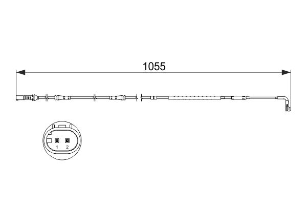 Slijtage indicator Bosch 1 987 473 506