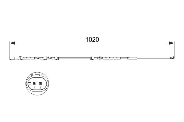 Slijtage indicator Bosch 1 987 473 510