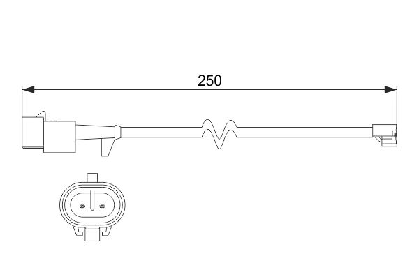 Slijtage indicator Bosch 1 987 473 536