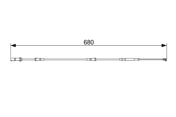 Slijtage indicator Bosch 1 987 473 542