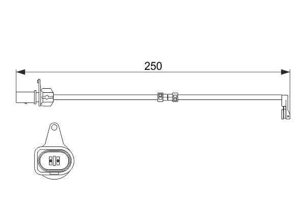 Slijtage indicator Bosch 1 987 474 510