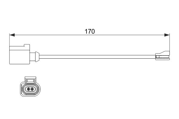 Slijtage indicator Bosch 1 987 474 512