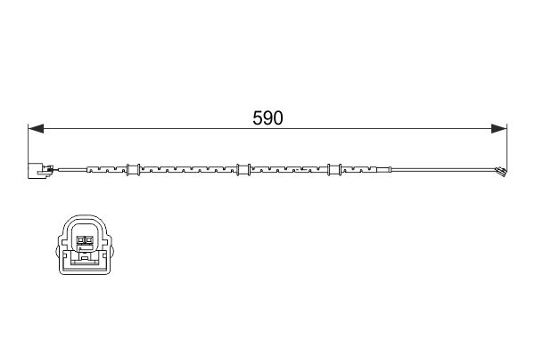 Slijtage indicator Bosch 1 987 474 513