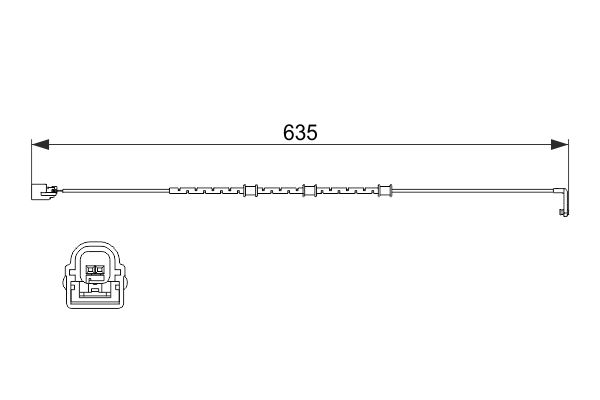 Slijtage indicator Bosch 1 987 474 515