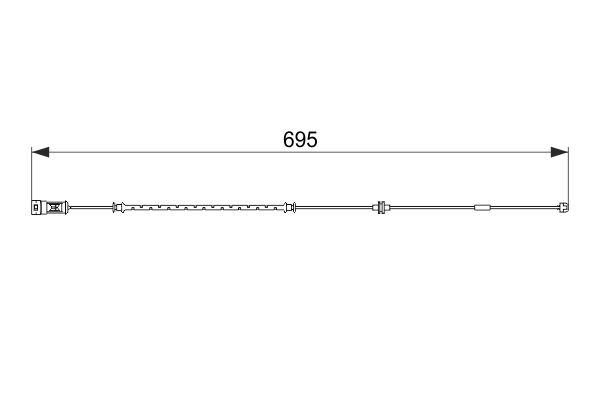 Slijtage indicator Bosch 1 987 474 585