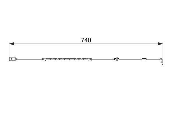 Slijtage indicator Bosch 1 987 474 587