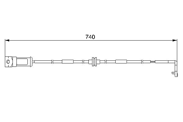 Slijtage indicator Bosch 1 987 474 934