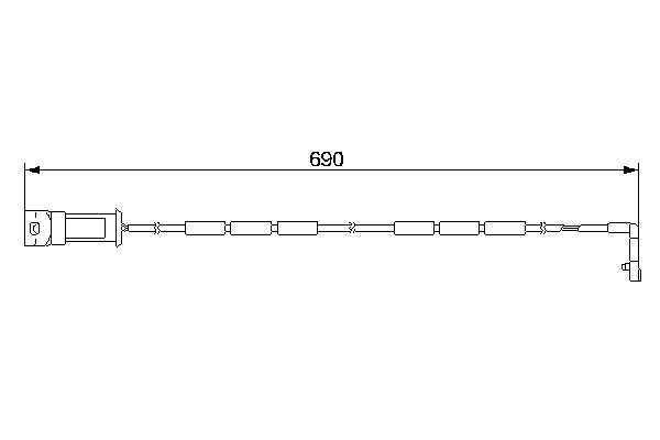 Slijtage indicator Bosch 1 987 474 971