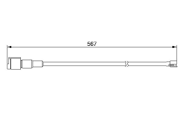 Slijtage indicator Bosch 1 987 474 977