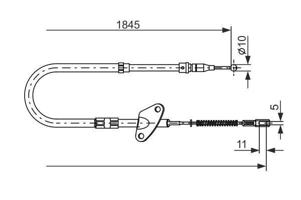 Handremkabel Bosch 1 987 477 119