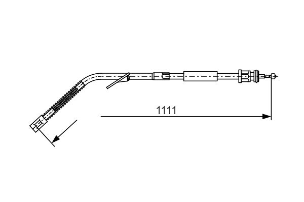 Handremkabel Bosch 1 987 477 126