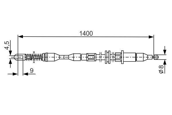 Bosch Handremkabel 1 987 477 134
