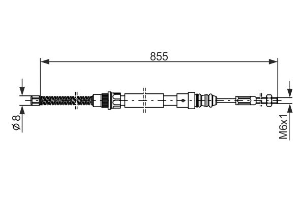 Bosch Handremkabel 1 987 477 148