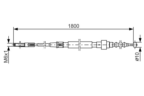 Handremkabel Bosch 1 987 477 165