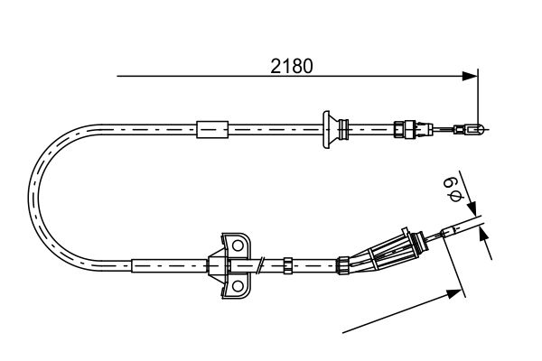 Bosch Handremkabel 1 987 477 248