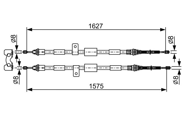 Bosch Handremkabel 1 987 477 301