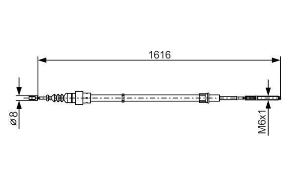 Bosch Handremkabel 1 987 477 393