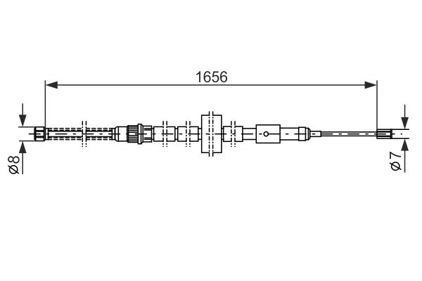 Bosch Handremkabel 1 987 477 429