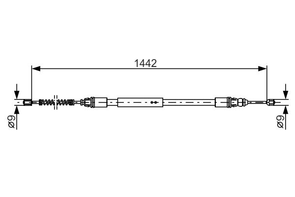 Bosch Handremkabel 1 987 477 442