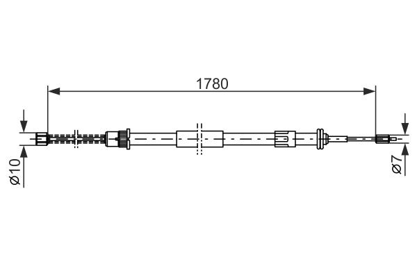 Bosch Handremkabel 1 987 477 486