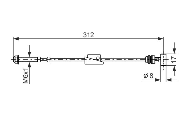 Handremkabel Bosch 1 987 477 517