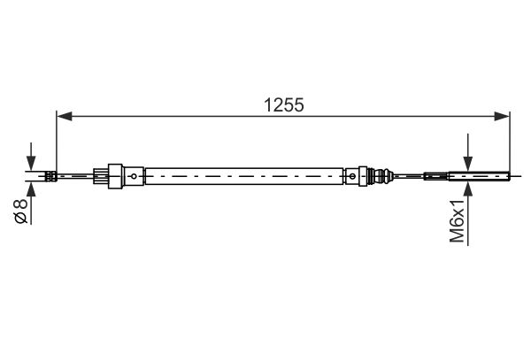 Handremkabel Bosch 1 987 477 525