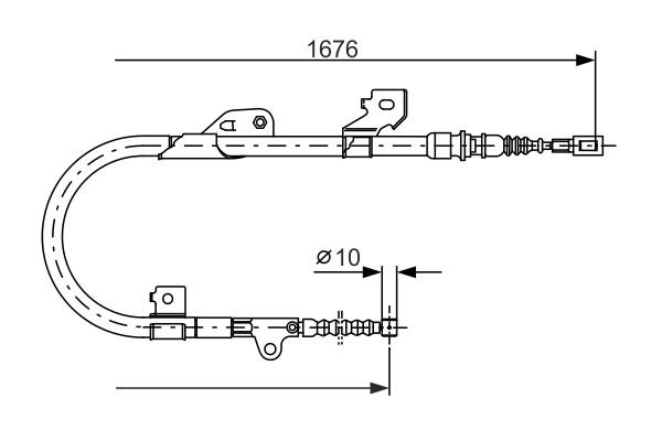 Handremkabel Bosch 1 987 477 538