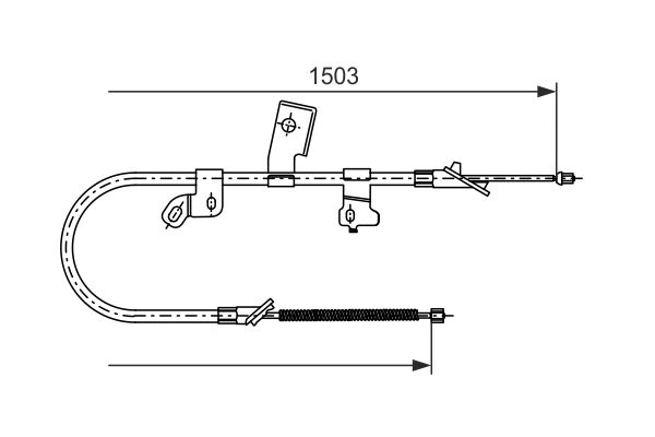 Handremkabel Bosch 1 987 477 543