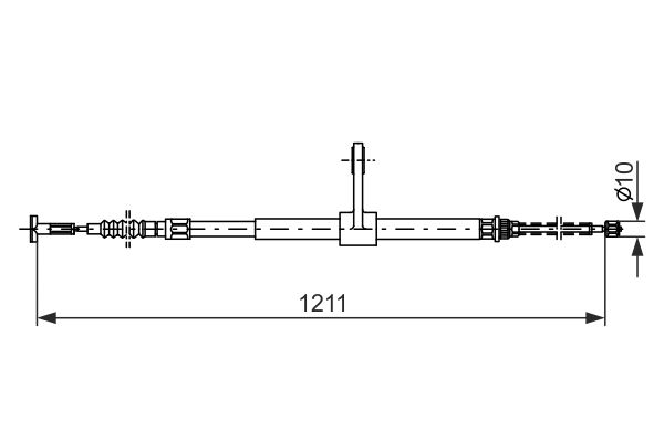 Handremkabel Bosch 1 987 477 558