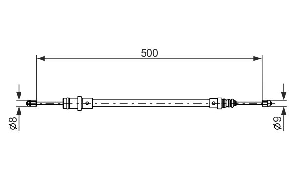 Bosch Handremkabel 1 987 477 565