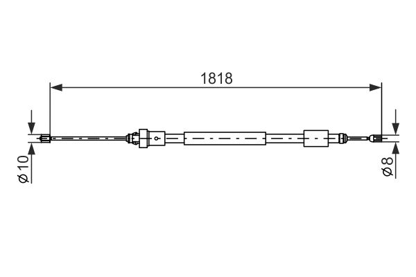 Bosch Handremkabel 1 987 477 577