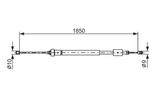 Bosch Handremkabel 1 987 477 595