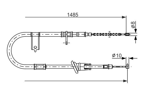 Bosch Handremkabel 1 987 477 614