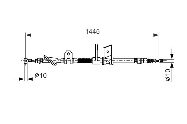 Handremkabel Bosch 1 987 477 623