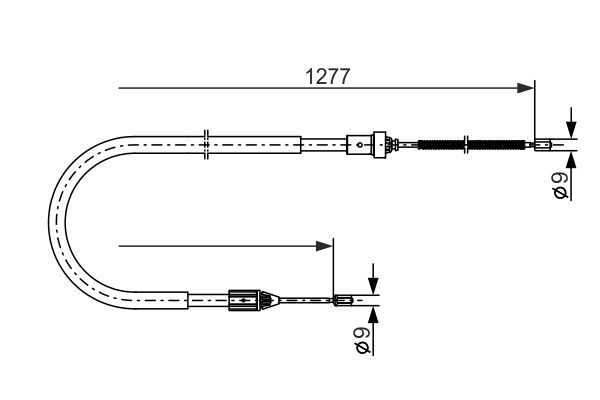 Bosch Handremkabel 1 987 477 645
