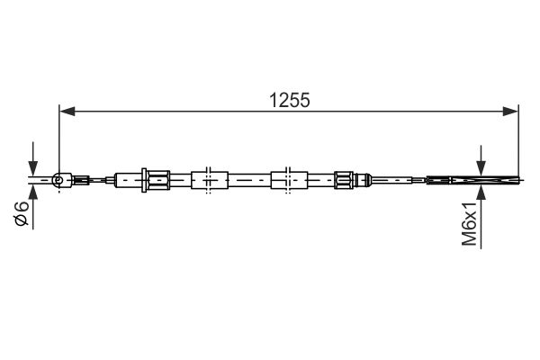 Bosch Handremkabel 1 987 477 709