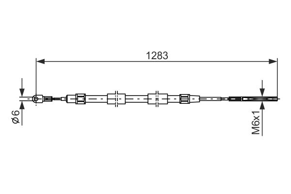 Handremkabel Bosch 1 987 477 710