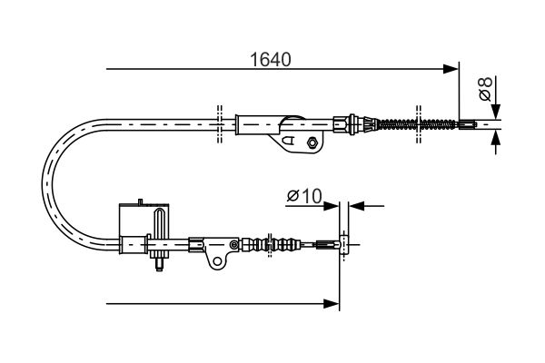 Handremkabel Bosch 1 987 477 752